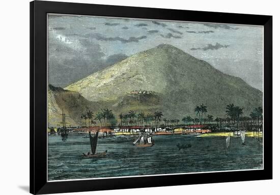 Lahaina, Maui, Hawaii, C1880-null-Framed Giclee Print