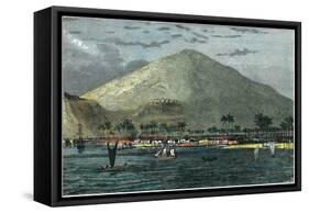 Lahaina, Maui, Hawaii, C1880-null-Framed Stretched Canvas