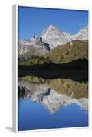 Lai Da Vons, Small Lake in the Alps, Graubunden, Swiss Alps, Switzerland, Europe-Angelo Cavalli-Framed Photographic Print