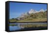 Lai Da Vons, Small Lake in the Alps, Graubunden, Swiss Alps, Switzerland, Europe-Angelo Cavalli-Framed Stretched Canvas