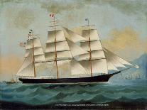 The Ship Fleetwing, Hong Kong Bay, J. W. Guest, Commander-Lai Sung-Framed Giclee Print