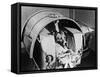 Laika, Russian Cosmonaut Dog, 1957-null-Framed Stretched Canvas