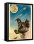 Laika the Space Dog Postcard-Detlev Van Ravenswaay-Framed Stretched Canvas