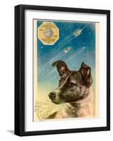 Laika the Space Dog Postcard-Detlev Van Ravenswaay-Framed Photographic Print