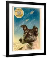 Laika the Space Dog Postcard-Detlev Van Ravenswaay-Framed Photographic Print