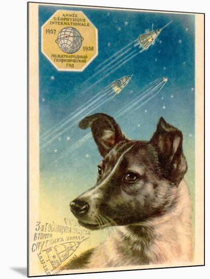 Laika the Space Dog Postcard-Detlev Van Ravenswaay-Mounted Photographic Print