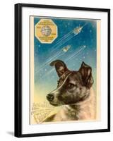 Laika the Space Dog Postcard-Detlev Van Ravenswaay-Framed Photographic Print