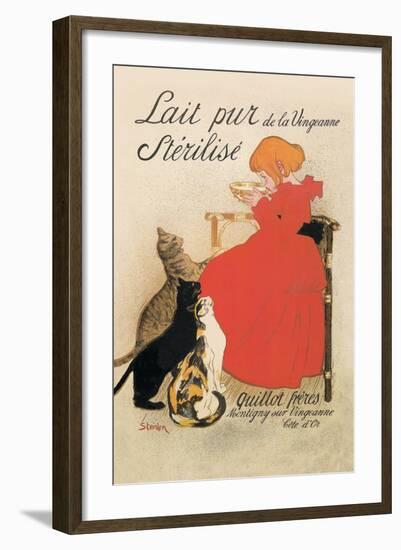 Lait Pur de la Vingeanne Sterilise-Th?ophile Alexandre Steinlen-Framed Art Print