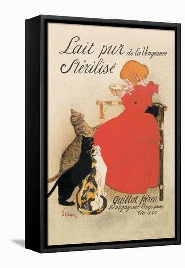 Lait Pur de la Vingeanne Sterilise-Th?ophile Alexandre Steinlen-Framed Stretched Canvas