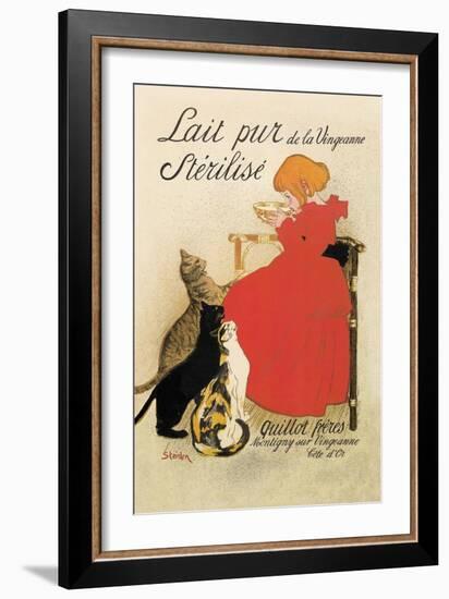 Lait Pur de la Vingeanne Sterilise-Théophile Alexandre Steinlen-Framed Art Print