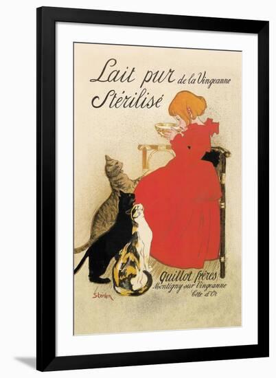 Lait Pur de la Vingeanne Sterilise-Théophile Alexandre Steinlen-Framed Art Print