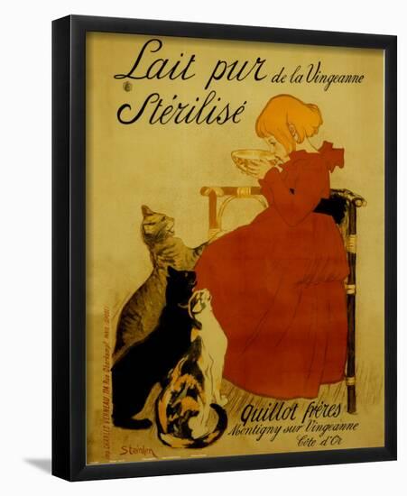 Lait Pur-Théophile Alexandre Steinlen-Framed Poster