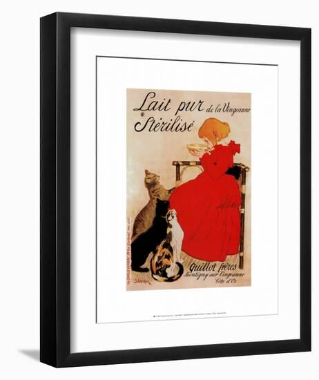 Lait Sterilise-Théophile Alexandre Steinlen-Framed Art Print