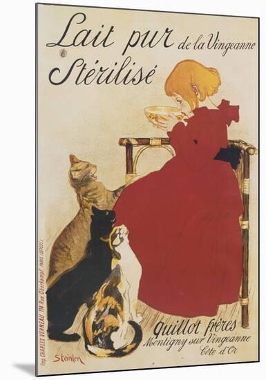 Lait Sterilise-Theophile-Alexandre Steinlen-Mounted Art Print