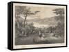 Lake Aculeo, 1855-James Queen-Framed Stretched Canvas