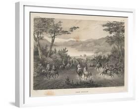 Lake Aculeo, 1855-James Queen-Framed Giclee Print