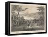 Lake Aculeo, 1855-James Queen-Framed Stretched Canvas