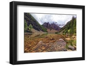 Lake Agnes, Banff National Park, Alberta, Canada.-George Oze-Framed Photographic Print