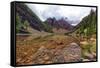Lake Agnes, Banff National Park, Alberta, Canada.-George Oze-Framed Stretched Canvas