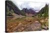 Lake Agnes, Banff National Park, Alberta, Canada.-George Oze-Stretched Canvas