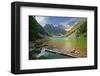 Lake Agnes & Lake Louise Banff-null-Framed Art Print