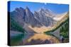 Lake Agnes, Near Lake Louise, Banfff National Park, Alberta, Canadian Rockies-Luis Leamus-Stretched Canvas