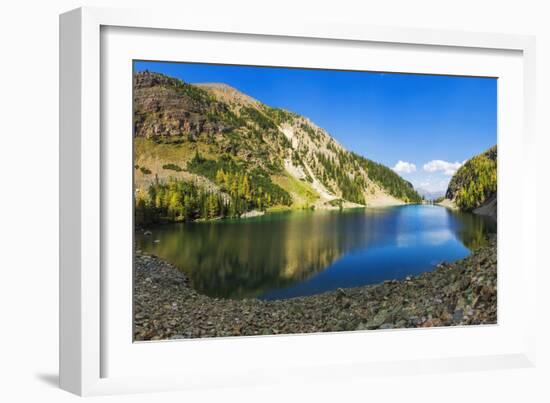 Lake Agness, Banff National Park, Alberta, Canada-Russ Bishop-Framed Photographic Print