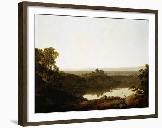 Lake Albano and Castel Gandolfo-Joseph Wright of Derby-Framed Giclee Print