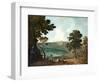 Lake Albano and Castelgandalfo, 1750'S (Oil on Canvas)-Richard Wilson-Framed Giclee Print
