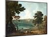 Lake Albano and Castelgandalfo, 1750'S (Oil on Canvas)-Richard Wilson-Mounted Giclee Print