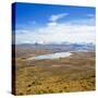 Lake Alexandrina and Snow Capped Mountains in Canterbury, South Island, New Zealand, Pacific-Matthew Williams-Ellis-Stretched Canvas