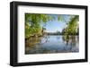 Lake and Moon Embracing Pavilion in Jade Spring Park-Andreas Brandl-Framed Photographic Print