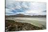Lake and mountain landscape, Macaya, Bolivia-Anthony Asael-Stretched Canvas