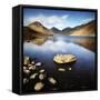 Lake and Mountains 1-Tom Quartermaine-Framed Stretched Canvas