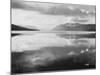 Lake And Mountains "McDonald Lake Glacier National Park" Montana. 1933-1942-Ansel Adams-Mounted Art Print