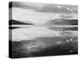 Lake And Mountains "McDonald Lake Glacier National Park" Montana. 1933-1942-Ansel Adams-Stretched Canvas