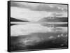 Lake And Mountains "McDonald Lake Glacier National Park" Montana. 1933-1942-Ansel Adams-Framed Stretched Canvas