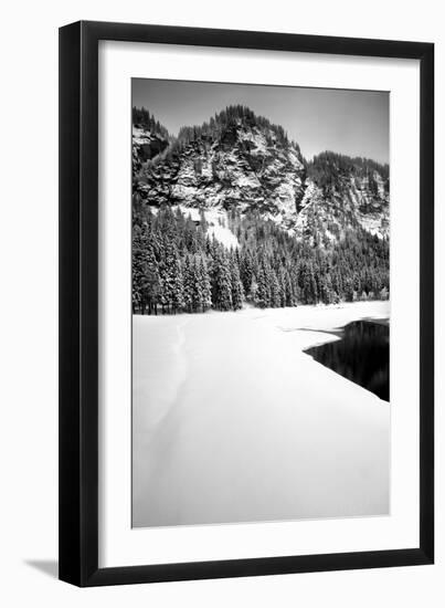 Lake and Mountains of Montriond-Craig Howarth-Framed Photographic Print