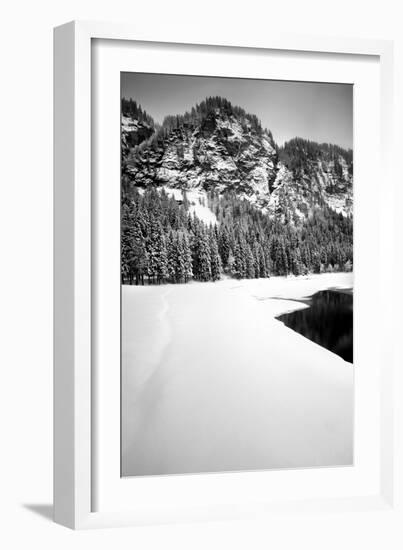 Lake and Mountains of Montriond-Craig Howarth-Framed Photographic Print