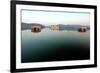 Lake and Palace on Amber's Road, Jaipur, Rajasthan, India, Asia-Godong-Framed Photographic Print