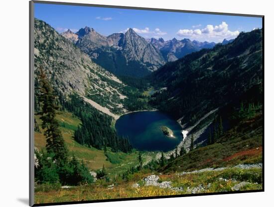 Lake Ann Overlooked by Mt. Shuksan, North Cascades National Park, USA-John Elk III-Mounted Photographic Print