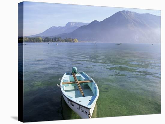 Lake Annecy, Rhone Alpes, France-John Miller-Stretched Canvas