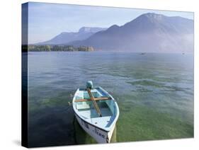 Lake Annecy, Rhone Alpes, France-John Miller-Stretched Canvas