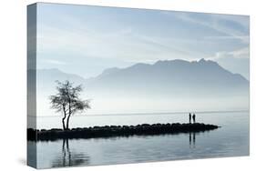 Lake Annecy, Savoie, France, Europe-Graham Lawrence-Stretched Canvas