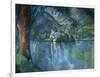 Lake Annecy-Paul Cézanne-Framed Art Print