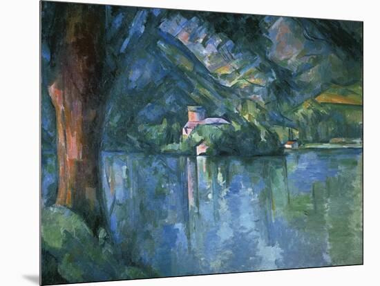 Lake Annecy-Paul Cézanne-Mounted Art Print