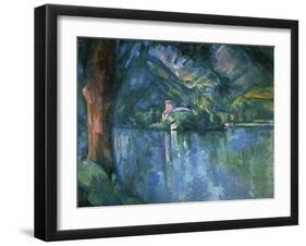 Lake Annecy-Paul Cézanne-Framed Art Print