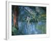 Lake Annecy-Paul Cézanne-Framed Art Print