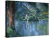 Lake Annecy-Paul Cézanne-Stretched Canvas