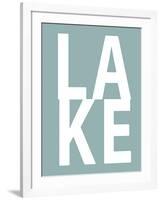 Lake Aqua-Jamie MacDowell-Framed Art Print